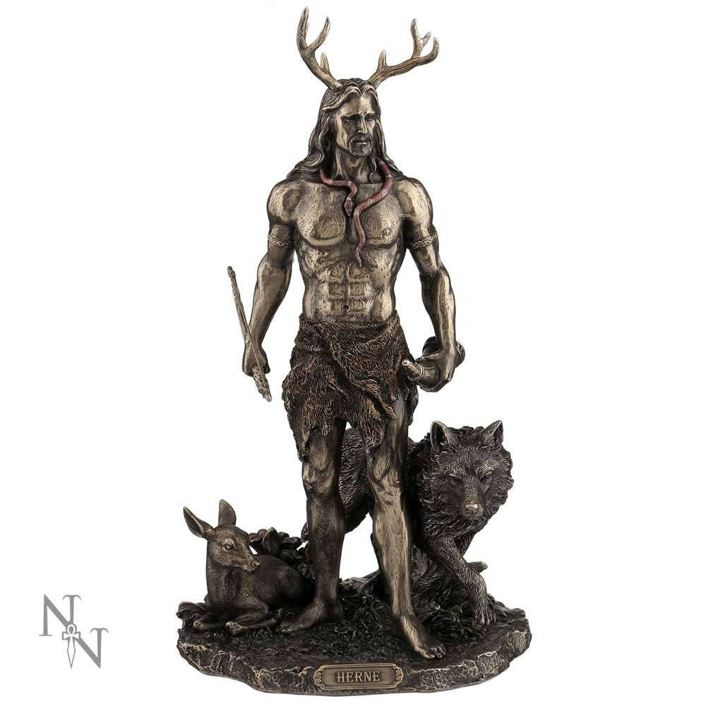 Nemesis Now - Herne and Animals Figurine - Couleur bronze